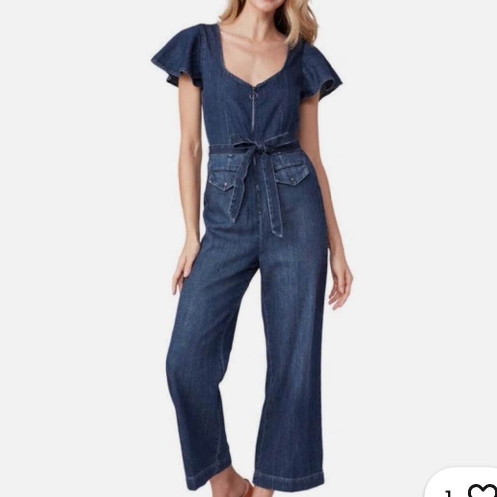 PAIGE Classic Blue Denim Fabric